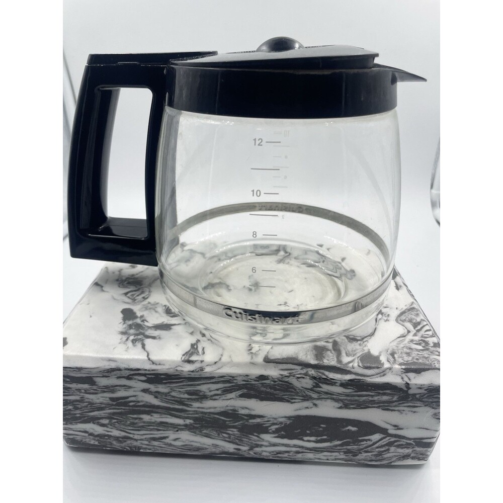 ✅ CUISINART ✅ Replacement 12 Cup Glass Coffee Maker CARAFE POT DECANTER ✅ Black